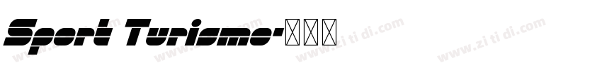 Sport Turismo字体转换